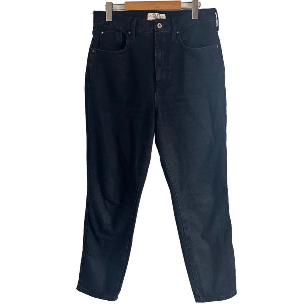 We The Free Stove Pipe Jean in Black Out Free People Size 30 - Picture 2 of 8